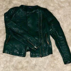 Durable Asymmetrical Moto Leather Jacket